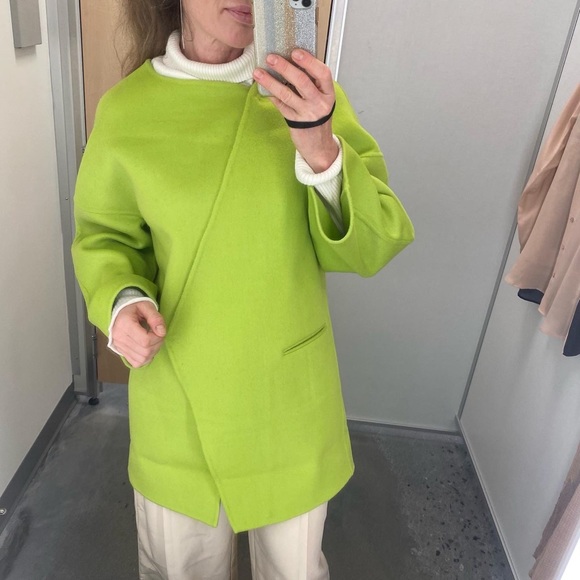 Blue Sky Factory Mongolian wool coat Sz S/M Brand New - Picture 8 of 16